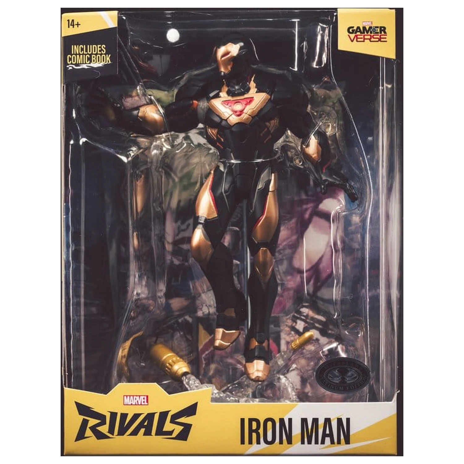 Marvel Rivals Collection Gamerverse 1/6 Iron Man (Platinum Edition) akciófigura 28 cm termékfotó