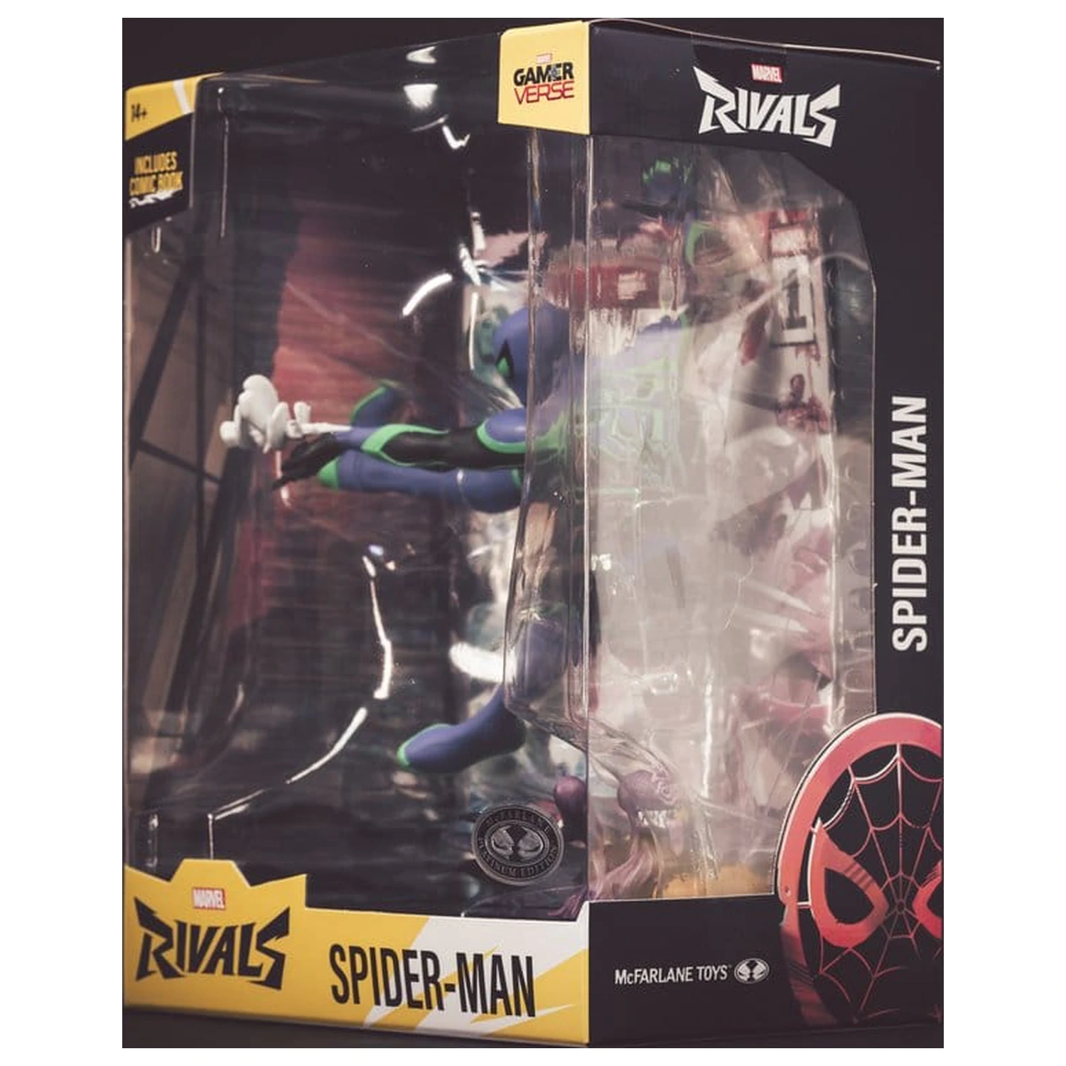 Marvel Rivals Collection Gamerverse 1/6 Spider-Man (Platinum Edition) akciófigura 26 cm termékfotó
