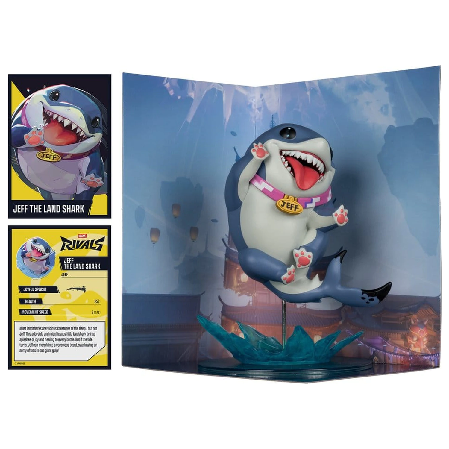Marvel Rivals Collection Gamerverse 1/10 akciófigura Jeff The Land Shark 20 cm  termékfotó