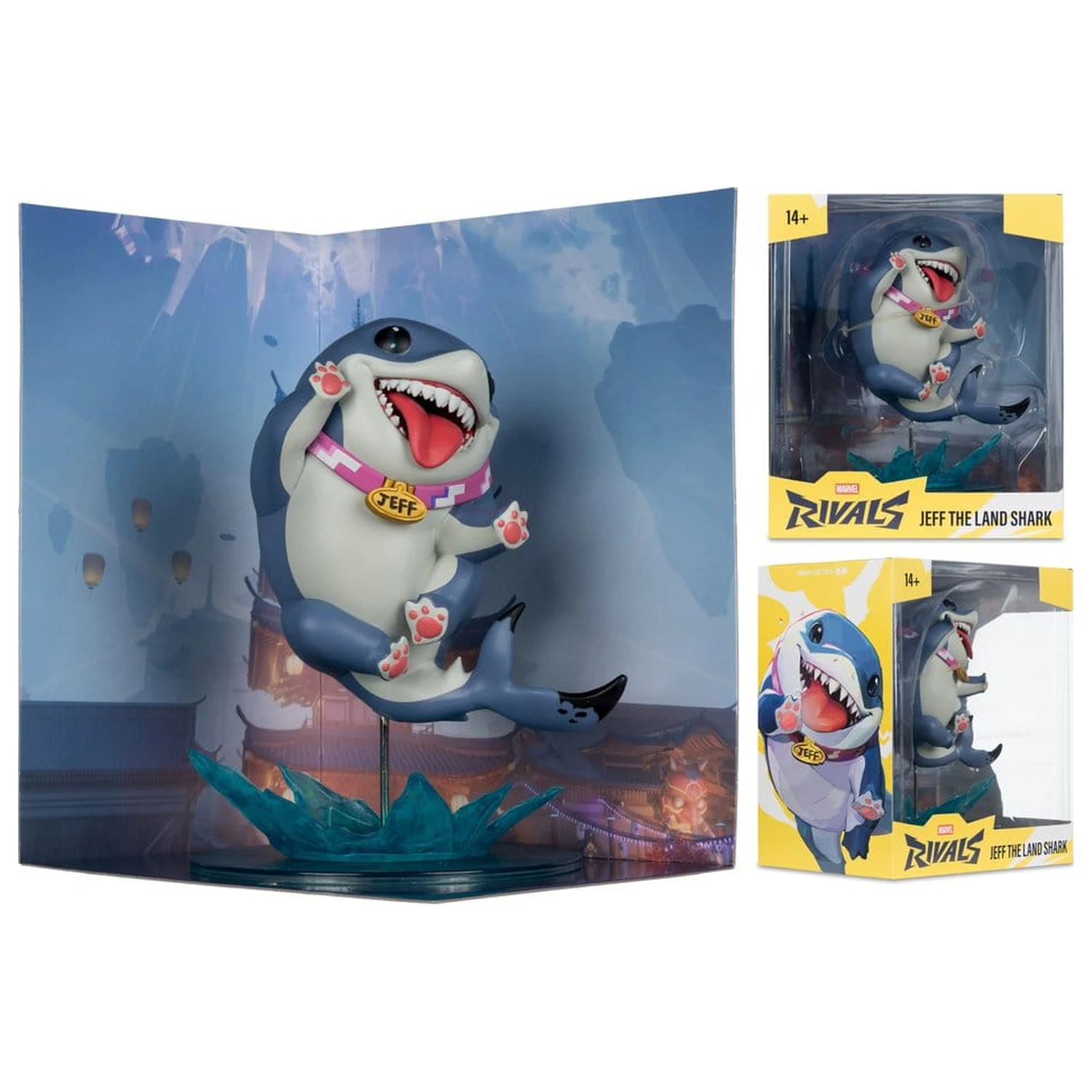 Marvel Rivals Collection Gamerverse 1/10 akciófigura Jeff The Land Shark 20 cm  termékfotó