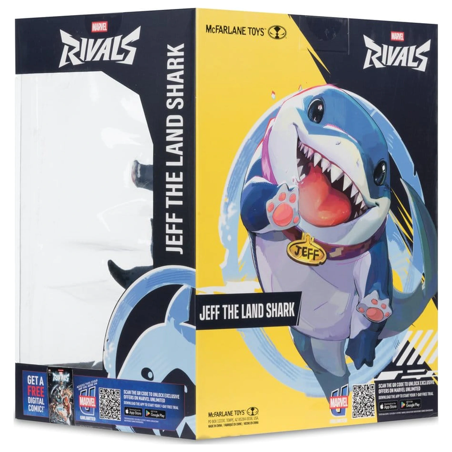 Marvel Rivals Collection Gamerverse 1/10 akciófigura Jeff The Land Shark 20 cm  termékfotó