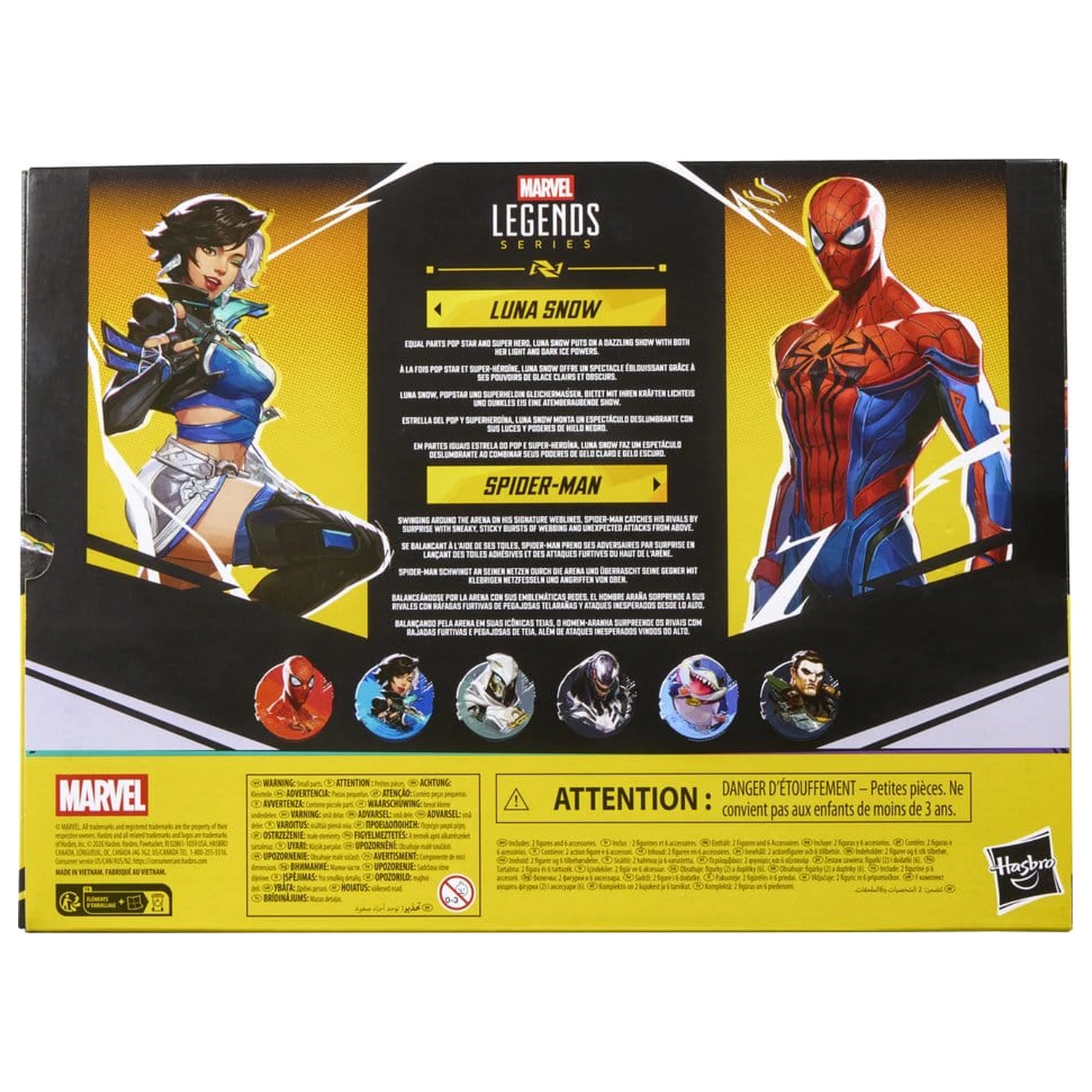 Marvel Rivals Marvel Legends 2 db-os akciófigura csomag Spider-Man & Luna Snow 15 cm termékfotó