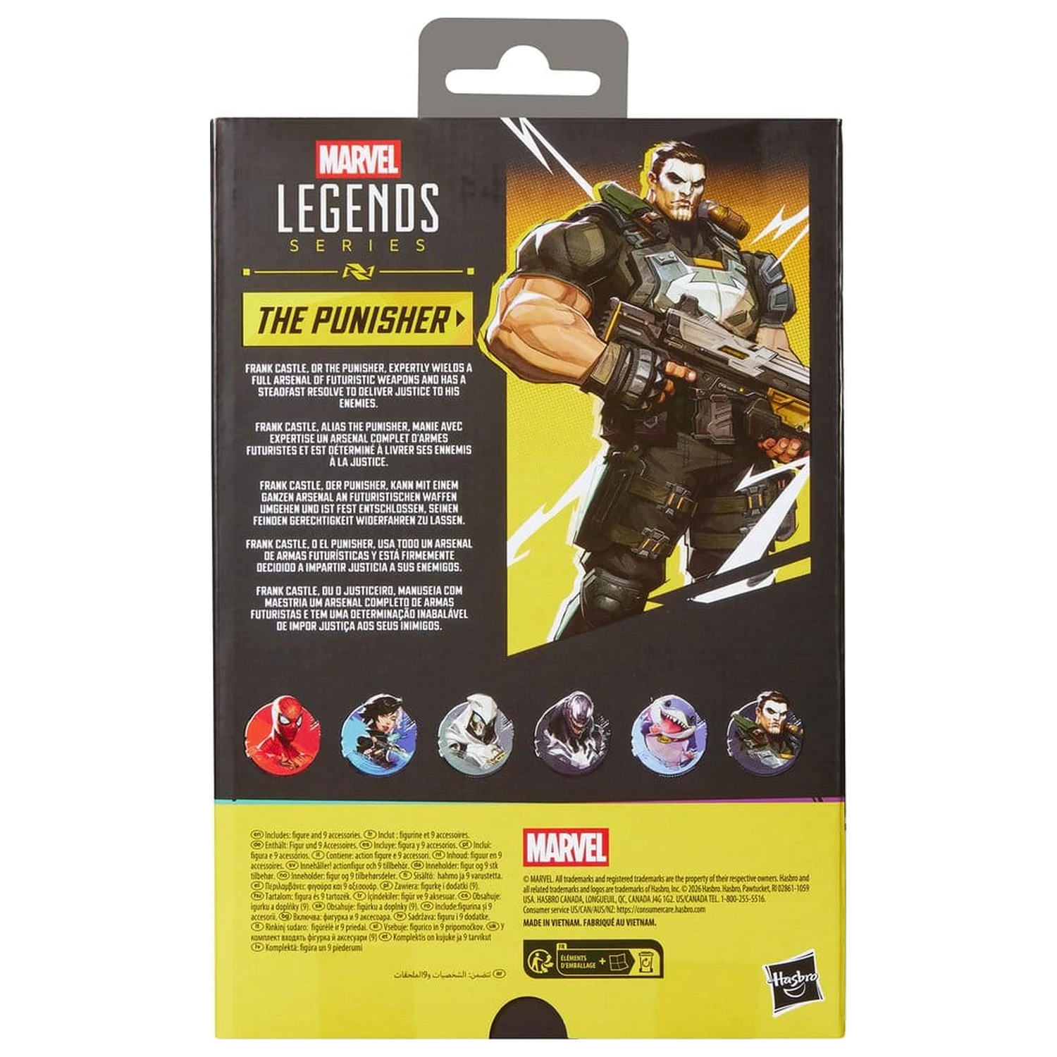 Marvel Rivals Marvel Legends akciófigura The Punisher 15 cm termékfotó
