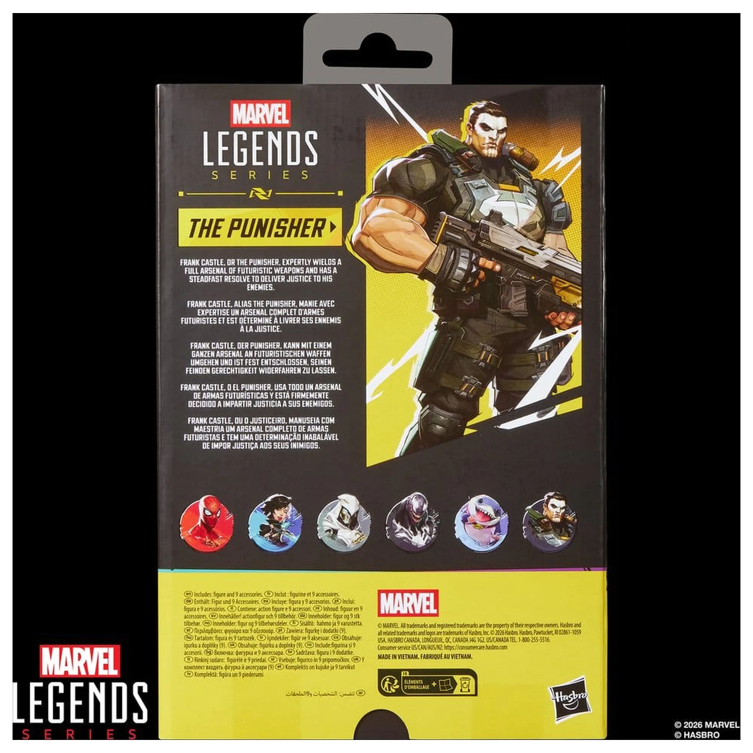 Marvel Rivals Marvel Legends akciófigura The Punisher 15 cm termékfotó