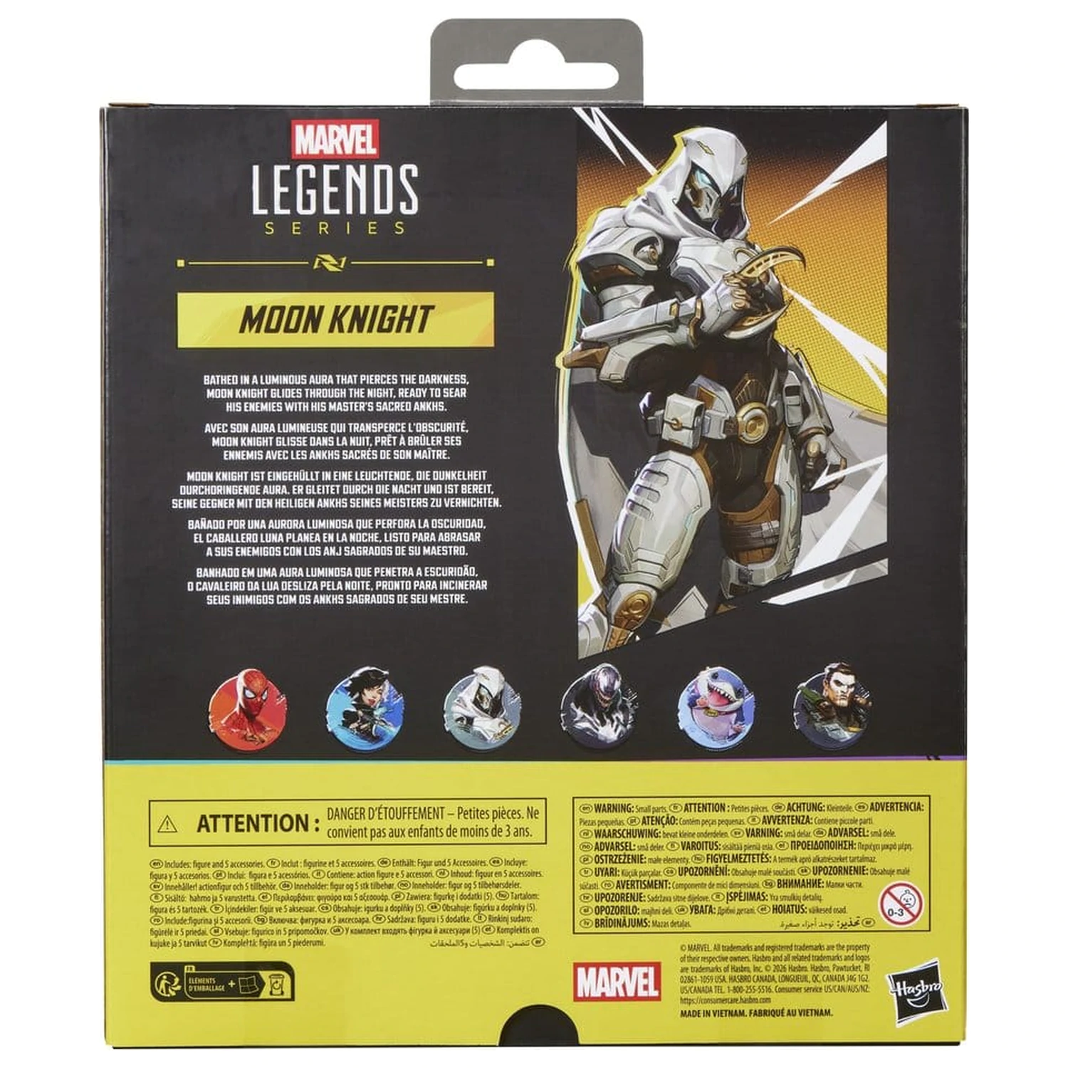 Marvel Rivals Marvel Legends Moon Knight akciófigura 15 cm termékfotó