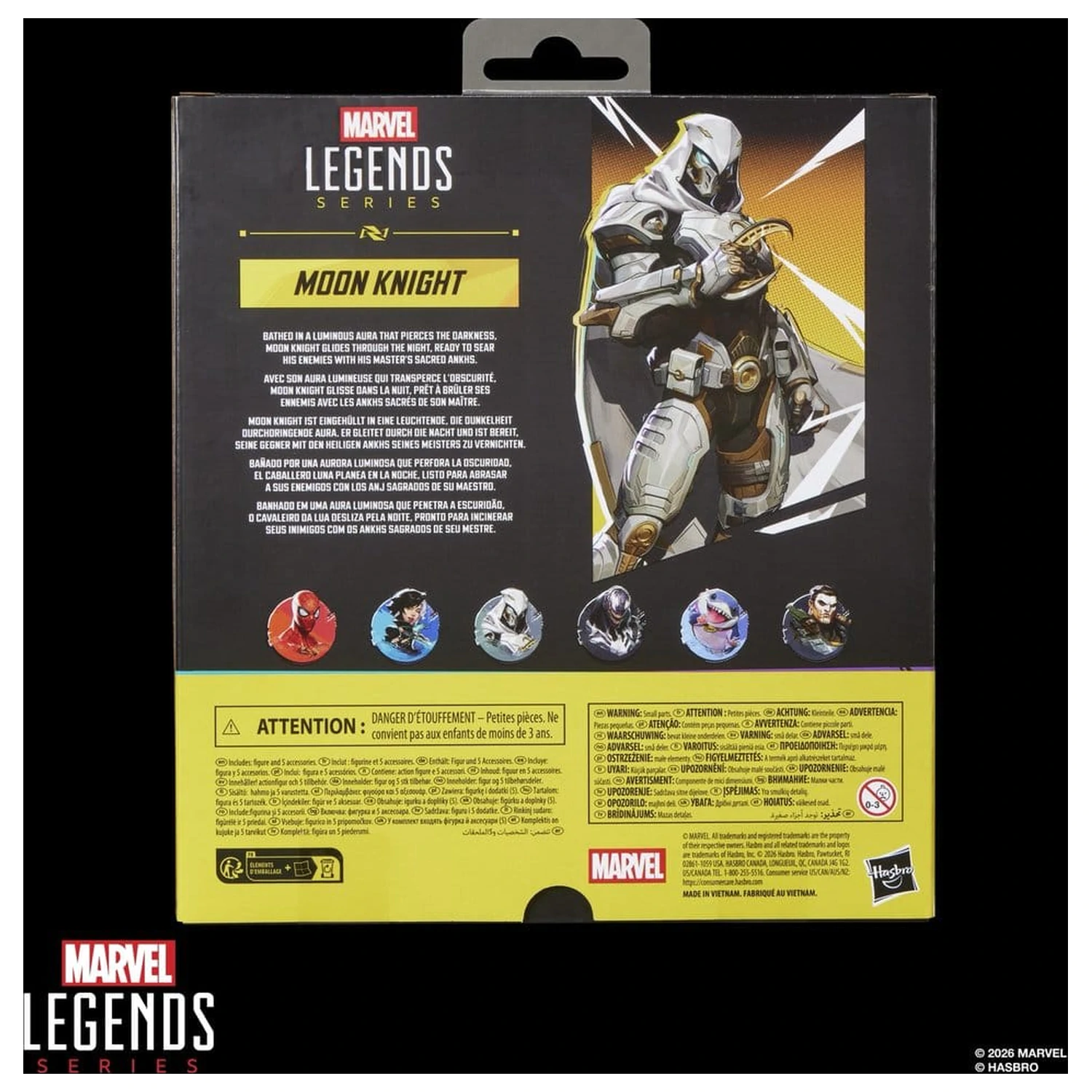 Marvel Rivals Marvel Legends Moon Knight akciófigura 15 cm termékfotó