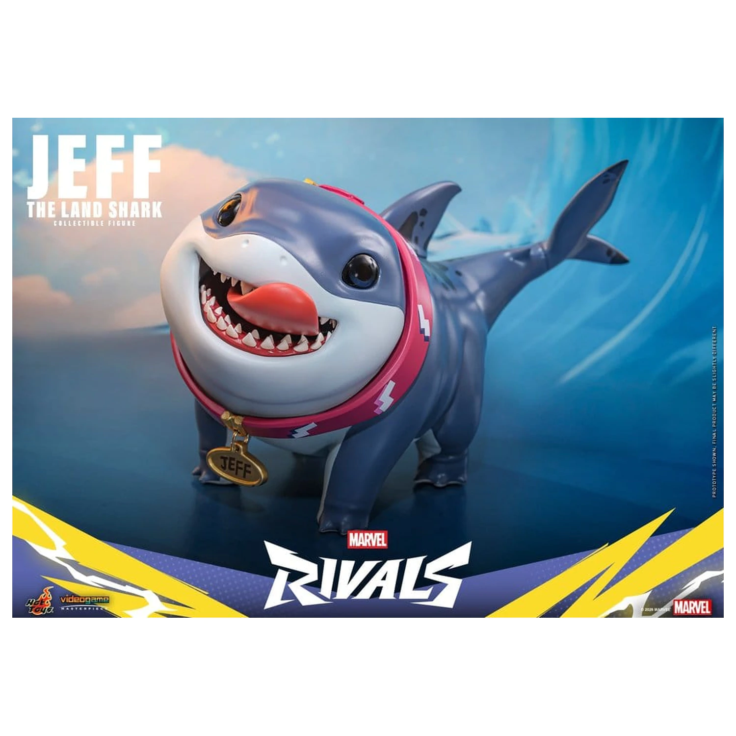 Marvel Rivals Videogame Masterpiece Series akciófigura Jeff the Land Shark 11 cm termékfotó