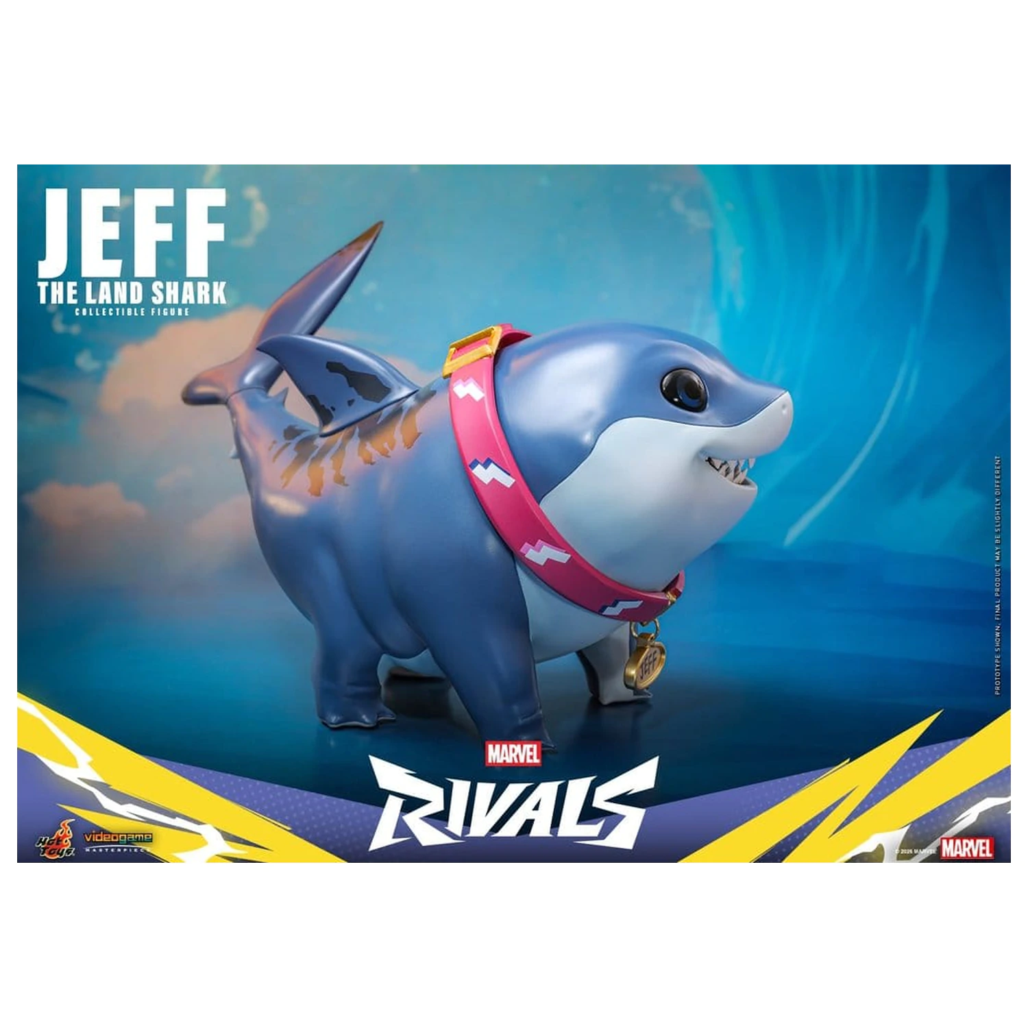 Marvel Rivals Videogame Masterpiece Series akciófigura Jeff the Land Shark 11 cm termékfotó