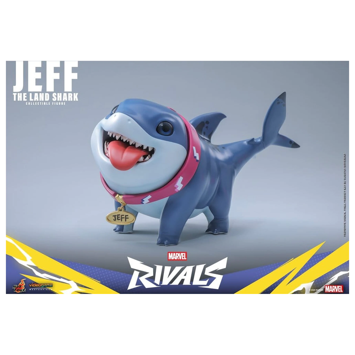 Marvel Rivals Videogame Masterpiece Series akciófigura Jeff the Land Shark 11 cm termékfotó