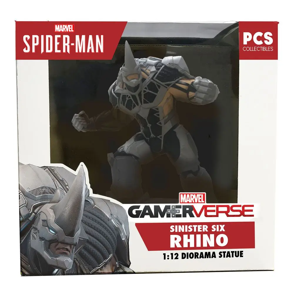 Marvel's Spider-Man Marvel Gamerverse 1/12 Sinister Six Rhino PVC szobor figura 18 cm termékfotó