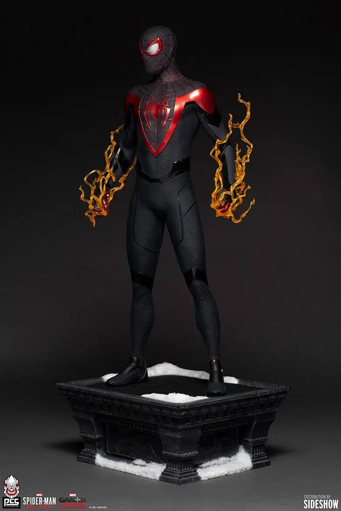 Marvel's Spider-Man: Miles Morales 1/3 Spider-Man: Miles Morales szobor figura 75 cm termékfotó