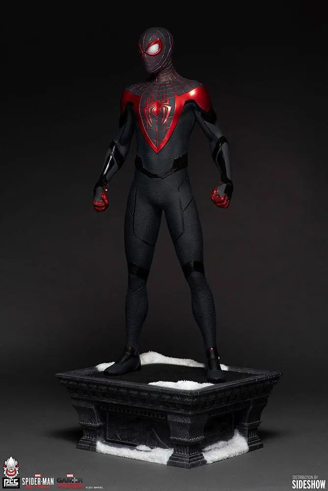 Marvel's Spider-Man: Miles Morales 1/3 Spider-Man: Miles Morales szobor figura 75 cm termékfotó