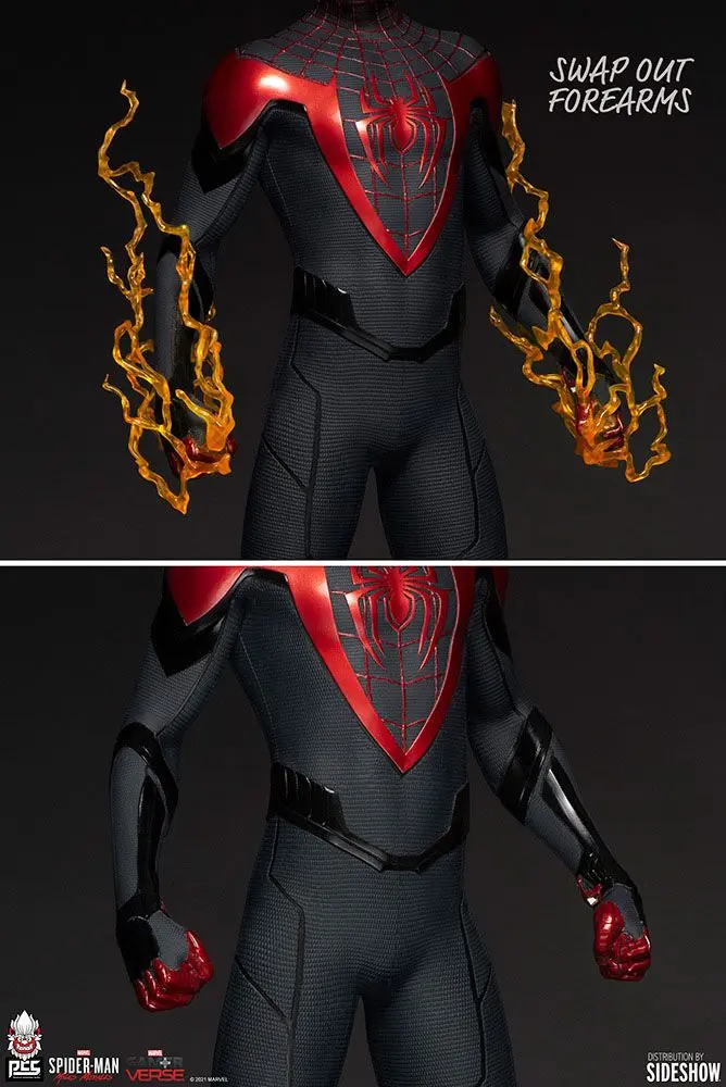 Marvel's Spider-Man: Miles Morales 1/3 Spider-Man: Miles Morales szobor figura 75 cm termékfotó