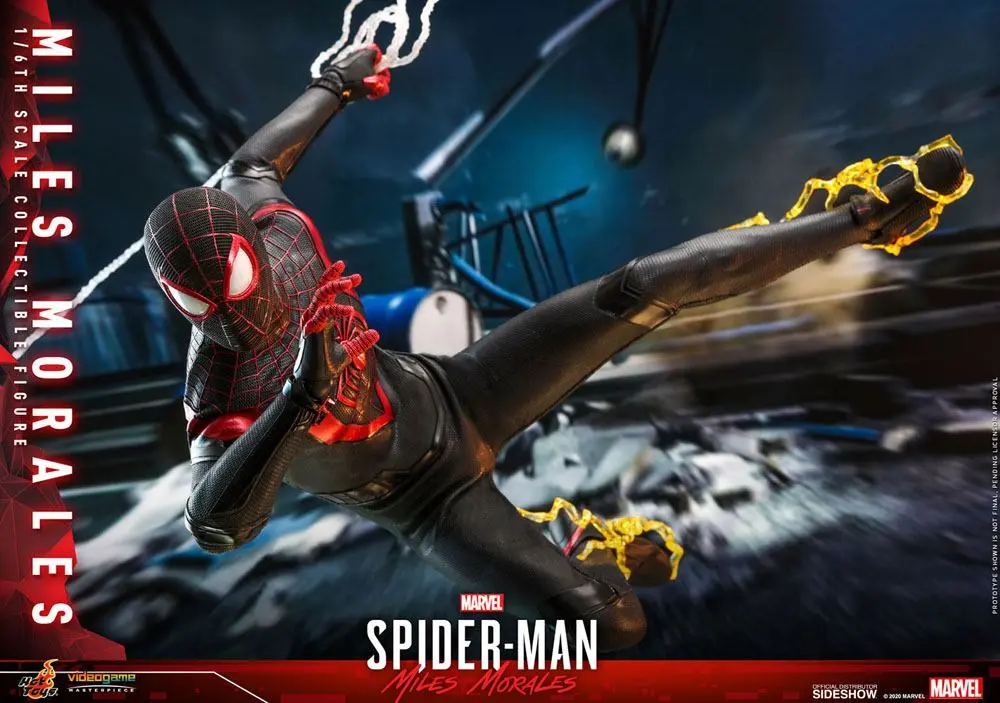 Marvel's Spider-Man: Miles Morales Video Game Masterpiece 1/6 Miles Morales akciófigura 30 cm termékfotó