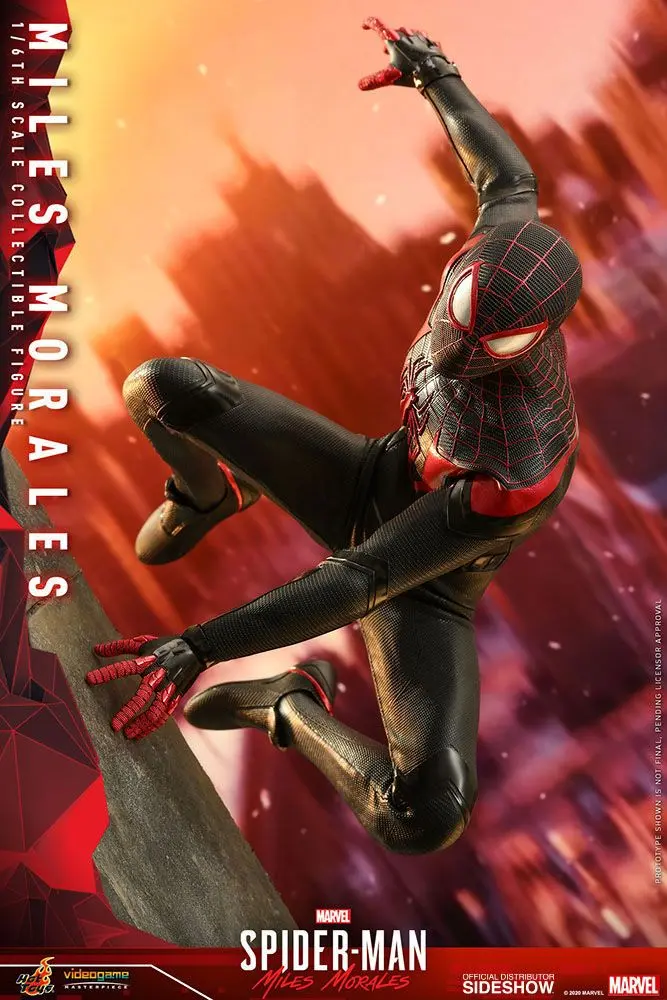 Marvel's Spider-Man: Miles Morales Video Game Masterpiece 1/6 Miles Morales akciófigura 30 cm termékfotó