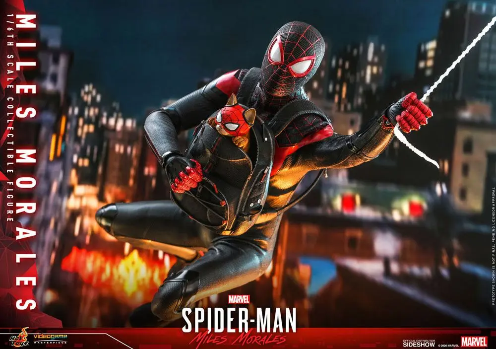 Marvel's Spider-Man: Miles Morales Video Game Masterpiece 1/6 Miles Morales akciófigura 30 cm termékfotó