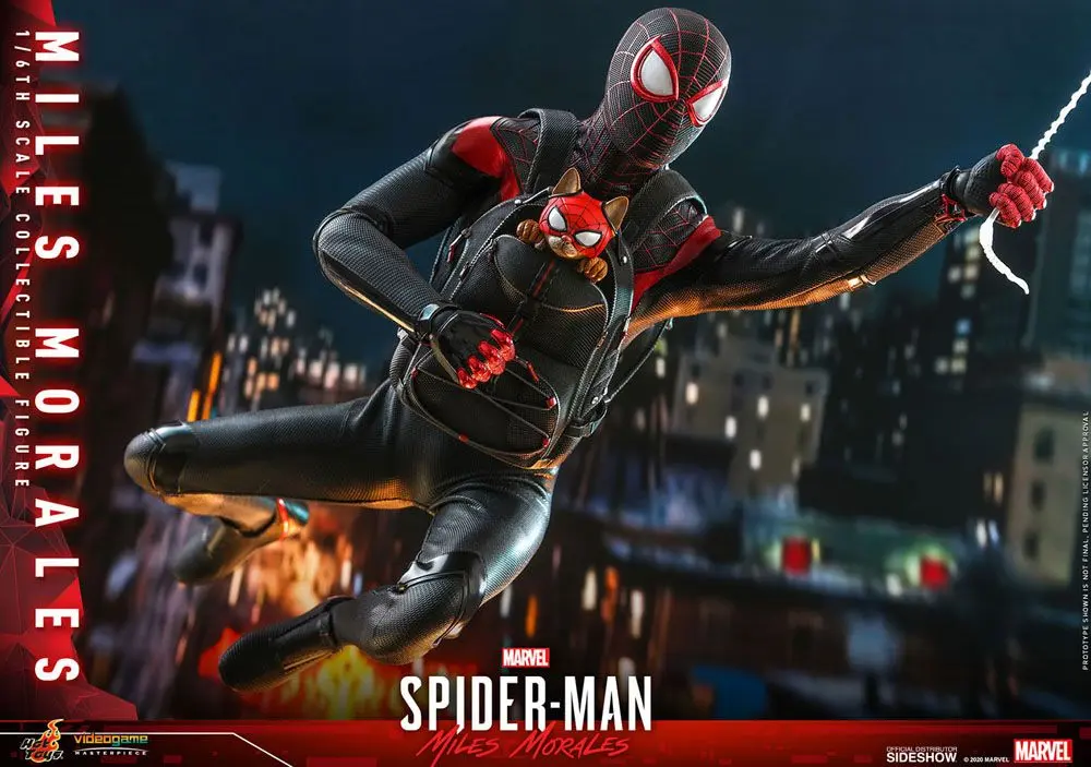Marvel's Spider-Man: Miles Morales Video Game Masterpiece 1/6 Miles Morales akciófigura 30 cm termékfotó
