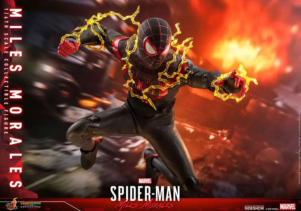 Marvel's Spider-Man: Miles Morales Video Game Masterpiece 1/6 Miles Morales akciófigura 30 cm termékfotó
