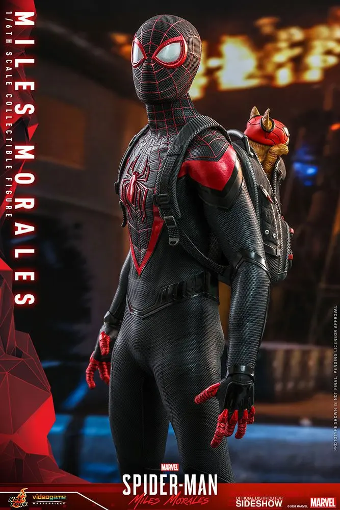Marvel's Spider-Man: Miles Morales Video Game Masterpiece 1/6 Miles Morales akciófigura 30 cm termékfotó