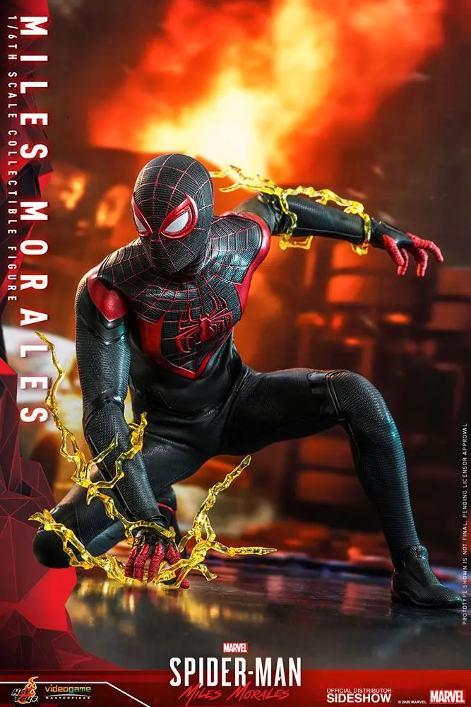 Marvel's Spider-Man: Miles Morales Video Game Masterpiece 1/6 Miles Morales akciófigura 30 cm termékfotó