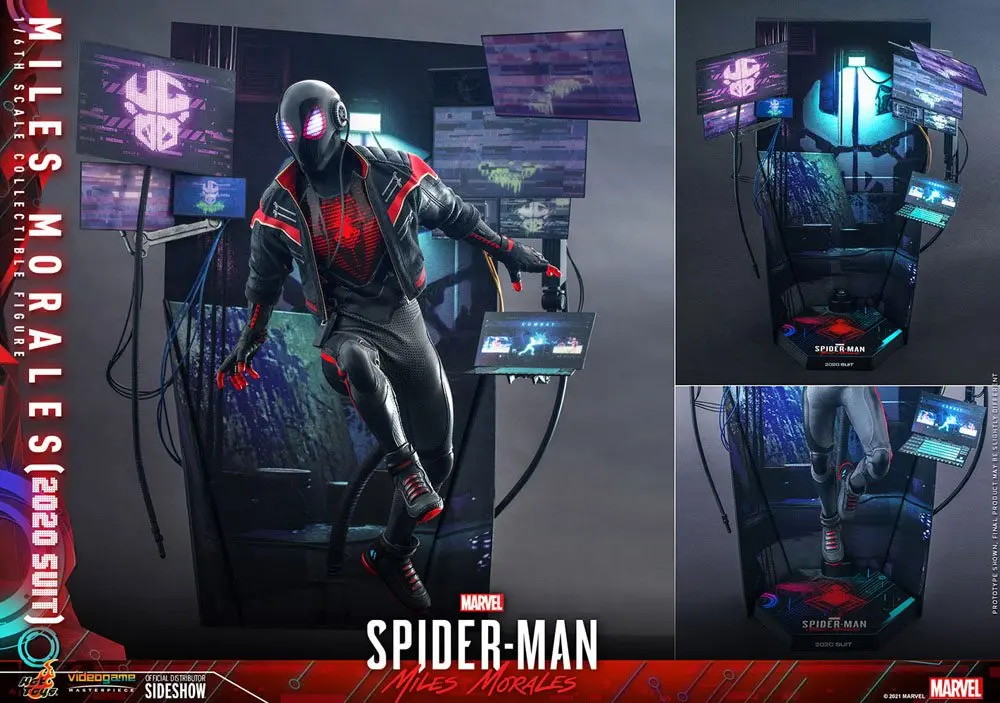 Marvel's Spider-Man: Miles Morales Video Game Masterpiece 1/6Miles Morales (2020 Suit) akciófigura termékfotó