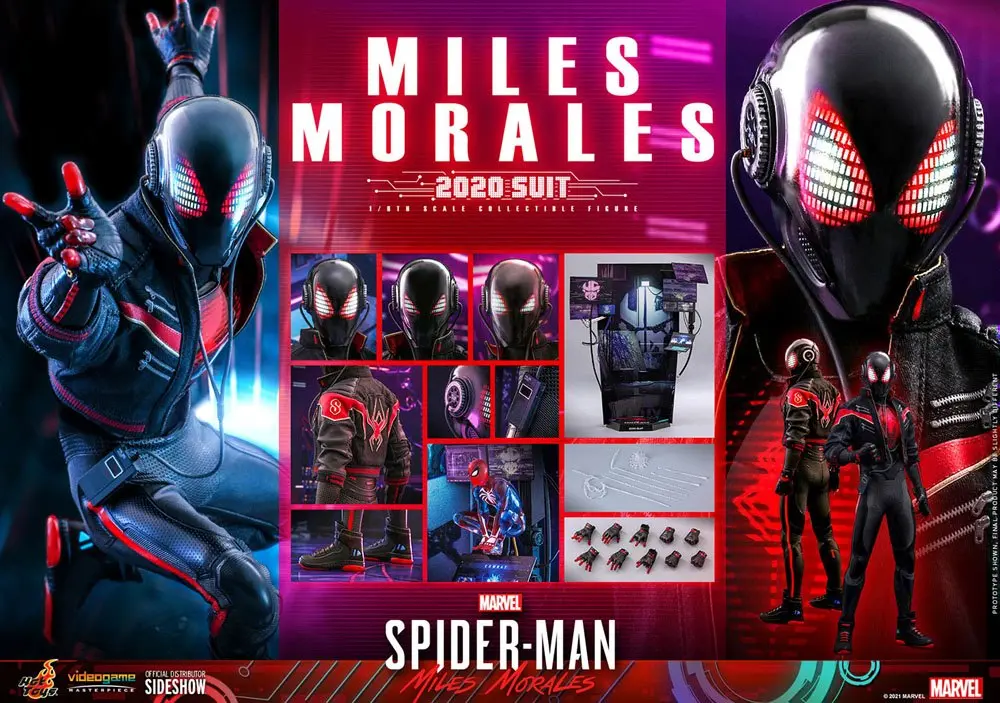 Marvel's Spider-Man: Miles Morales Video Game Masterpiece 1/6Miles Morales (2020 Suit) akciófigura termékfotó