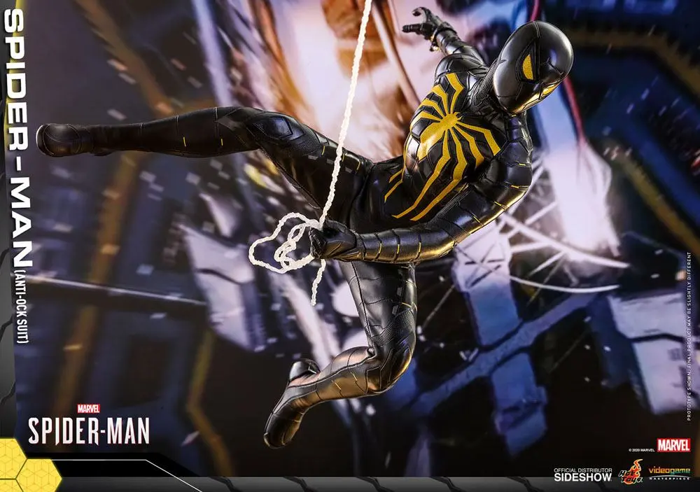 Marvel's Spider-Man Video Game Masterpiece 1/6 Spider-Man (Anti-Ock Suit) akciófigura 30 cm termékfotó