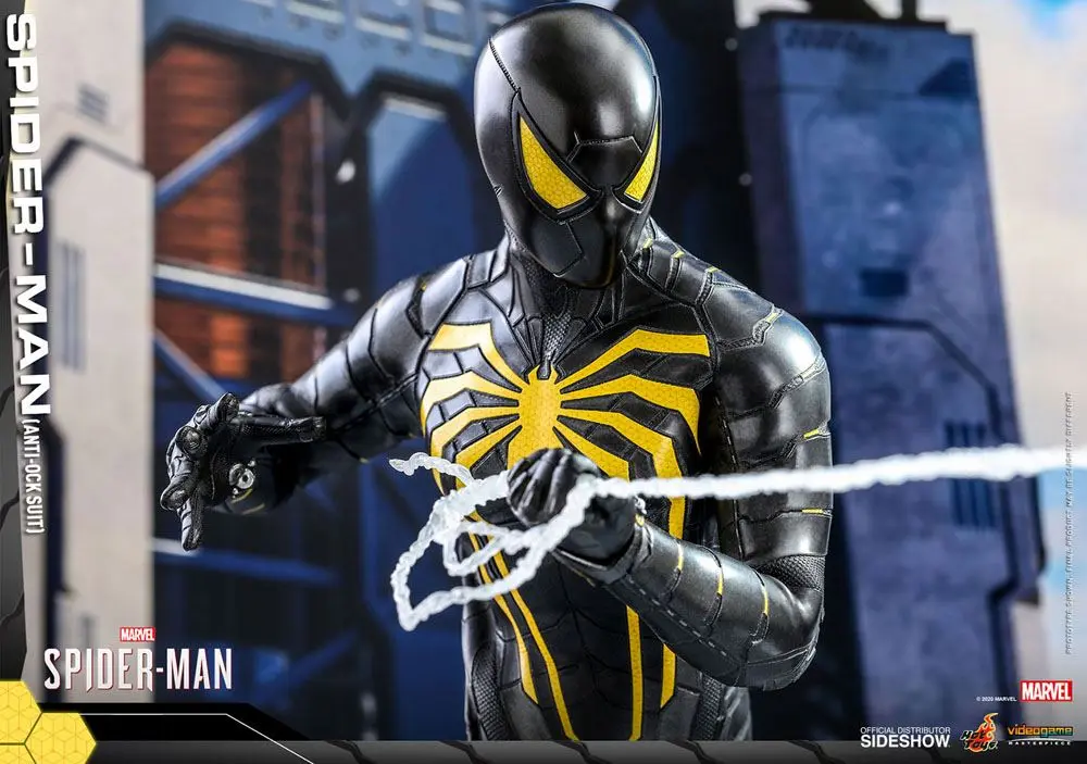Marvel's Spider-Man Video Game Masterpiece 1/6 Spider-Man (Anti-Ock Suit) akciófigura 30 cm termékfotó