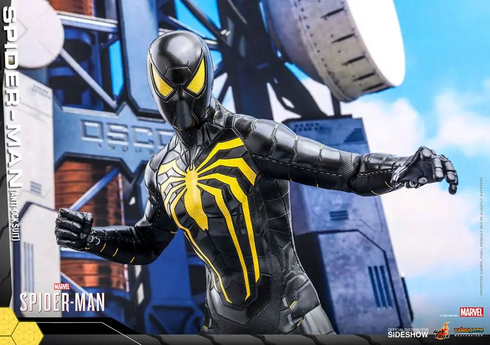 Marvel's Spider-Man Video Game Masterpiece 1/6 Spider-Man (Anti-Ock Suit) akciófigura 30 cm termékfotó