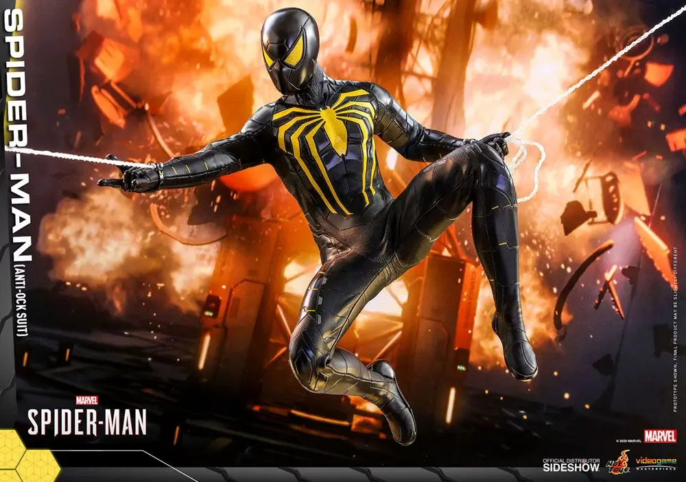 Marvel's Spider-Man Video Game Masterpiece 1/6 Spider-Man (Anti-Ock Suit) akciófigura 30 cm termékfotó