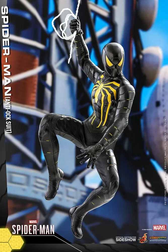Marvel's Spider-Man Video Game Masterpiece 1/6 Spider-Man (Anti-Ock Suit) akciófigura 30 cm termékfotó