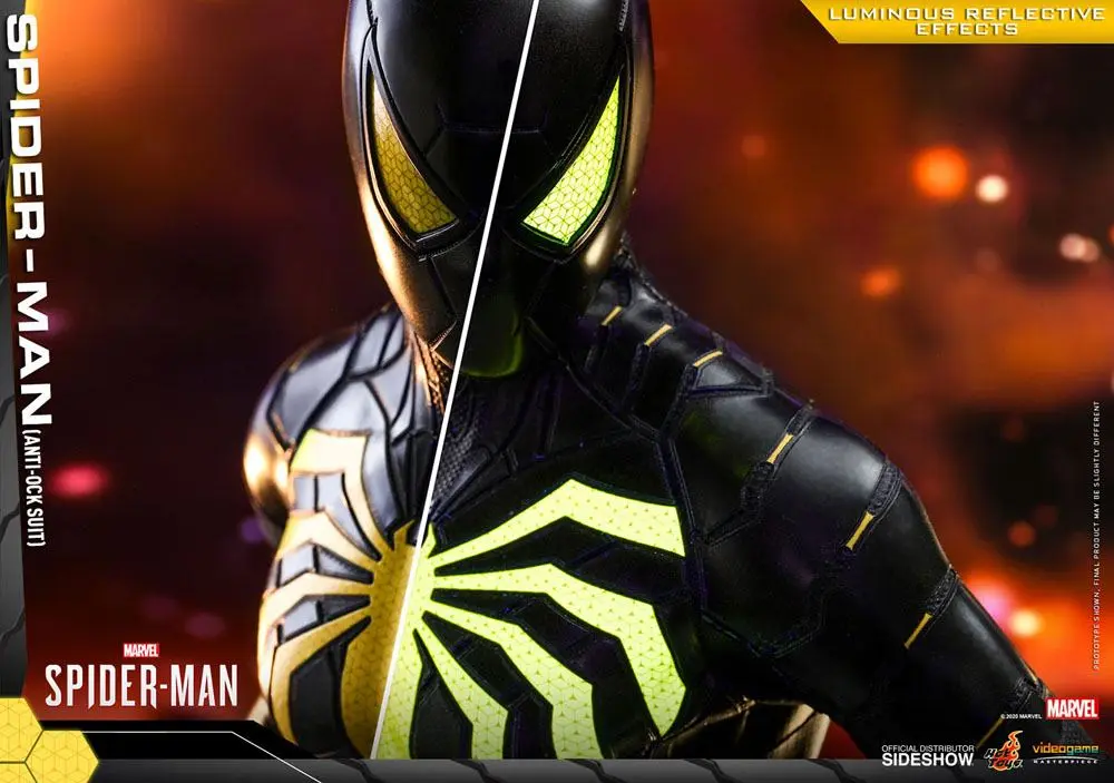 Marvel's Spider-Man Video Game Masterpiece 1/6 Spider-Man (Anti-Ock Suit) akciófigura 30 cm termékfotó