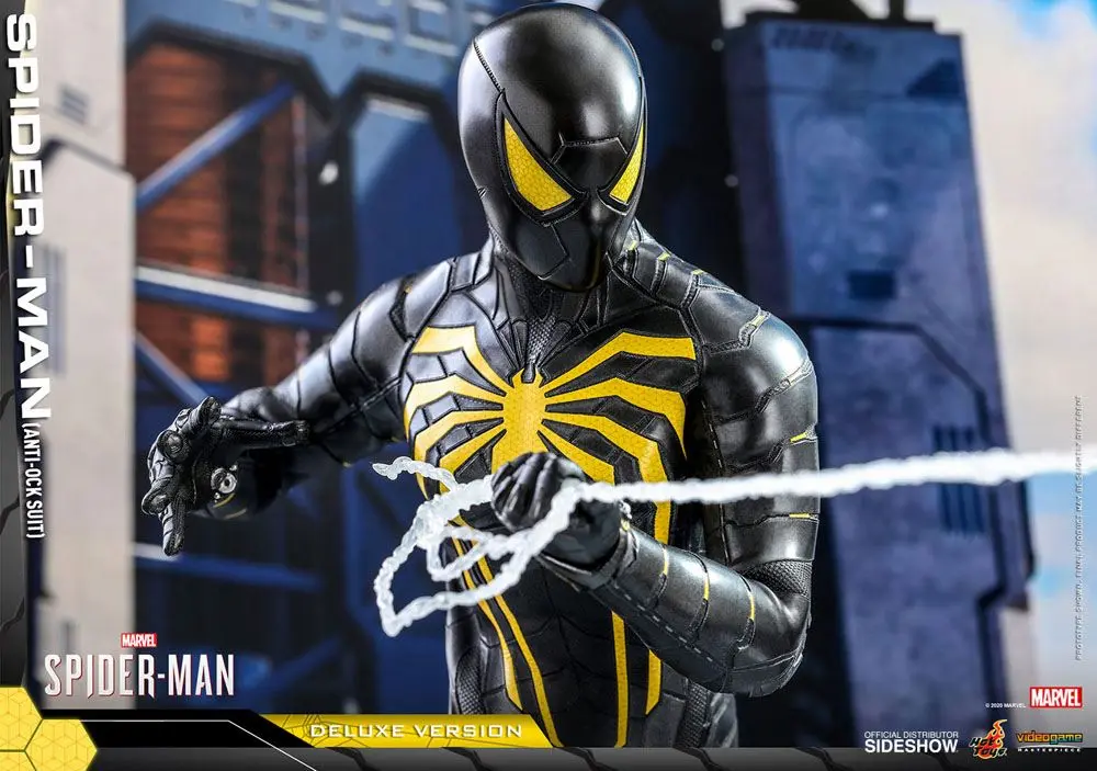 Marvel's Spider-Man Video Game Masterpiece 1/6 Spider-Man (Anti-Ock Suit) Deluxe akciófigura 30 cm termékfotó
