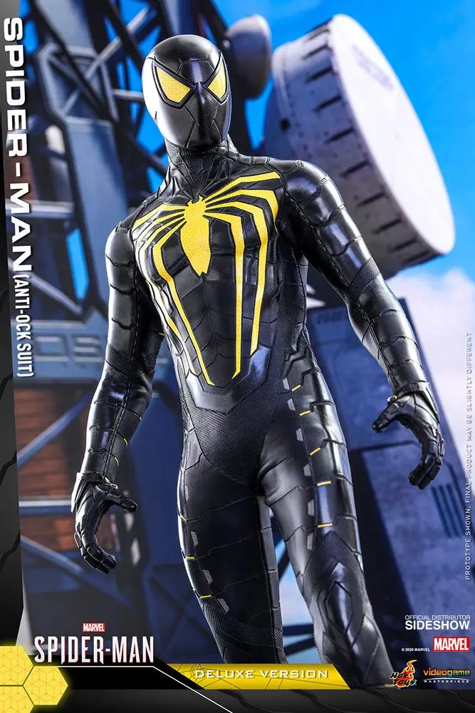 Marvel's Spider-Man Video Game Masterpiece 1/6 Spider-Man (Anti-Ock Suit) Deluxe akciófigura 30 cm termékfotó