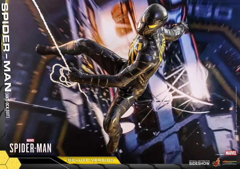 Marvel's Spider-Man Video Game Masterpiece 1/6 Spider-Man (Anti-Ock Suit) Deluxe akciófigura 30 cm termékfotó