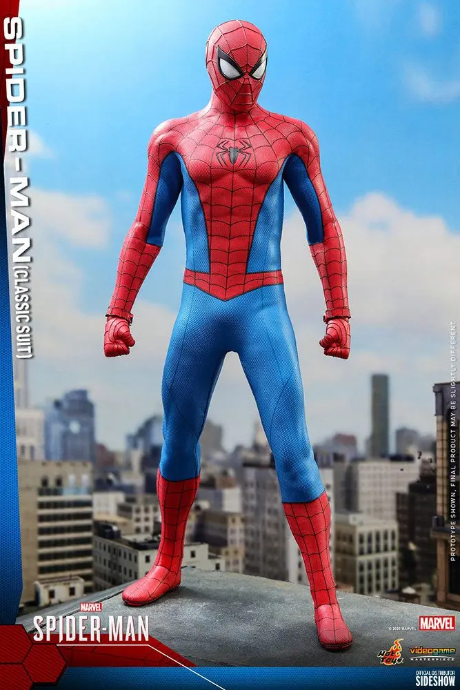 Marvel's Spider-Man Video Game Masterpiece 1/6 Spider-Man (Classic Suit) akciófigura 30 cm termékfotó
