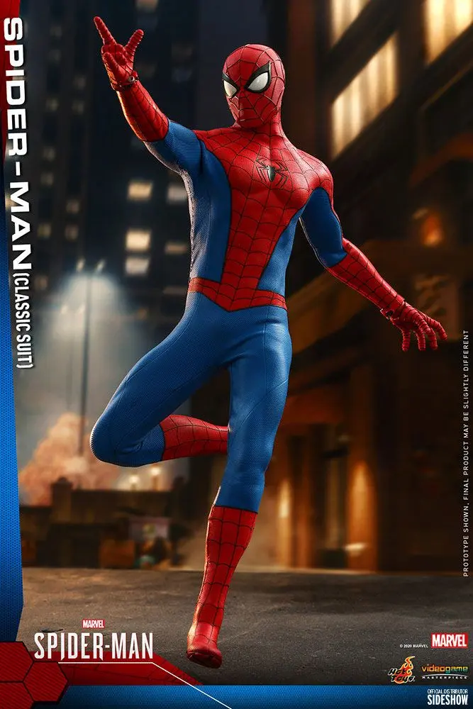 Marvel's Spider-Man Video Game Masterpiece 1/6 Spider-Man (Classic Suit) akciófigura 30 cm termékfotó