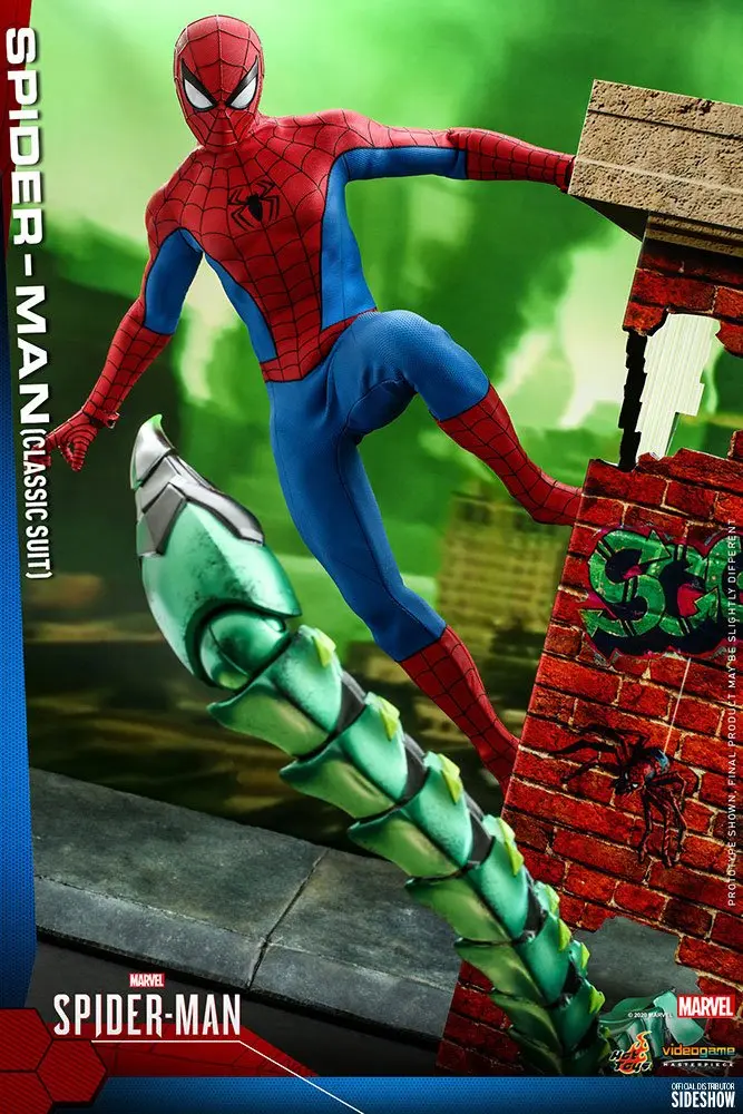 Marvel's Spider-Man Video Game Masterpiece 1/6 Spider-Man (Classic Suit) akciófigura 30 cm termékfotó