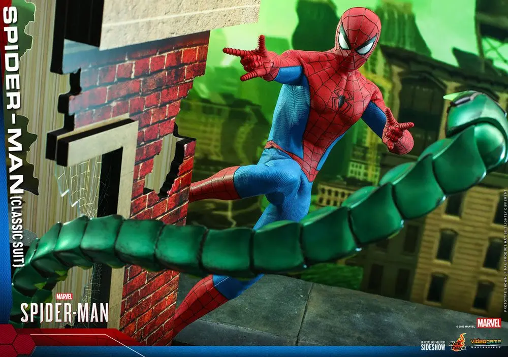 Marvel's Spider-Man Video Game Masterpiece 1/6 Spider-Man (Classic Suit) akciófigura 30 cm termékfotó