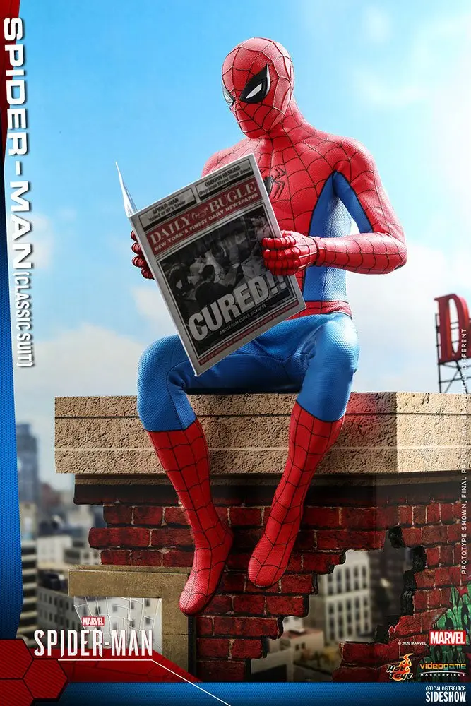 Marvel's Spider-Man Video Game Masterpiece 1/6 Spider-Man (Classic Suit) akciófigura 30 cm termékfotó