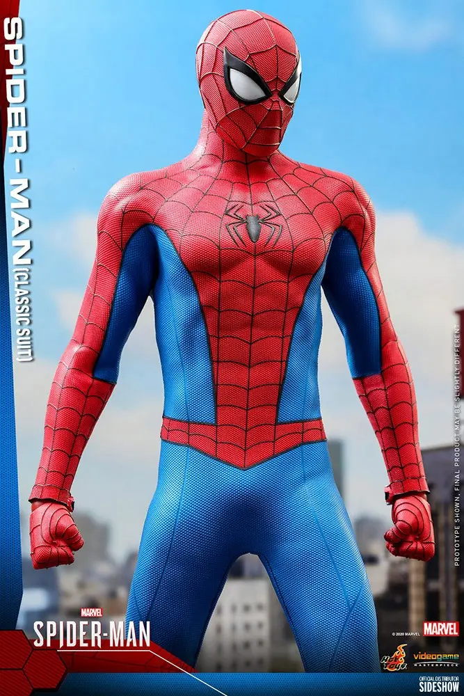 Marvel's Spider-Man Video Game Masterpiece 1/6 Spider-Man (Classic Suit) akciófigura 30 cm termékfotó