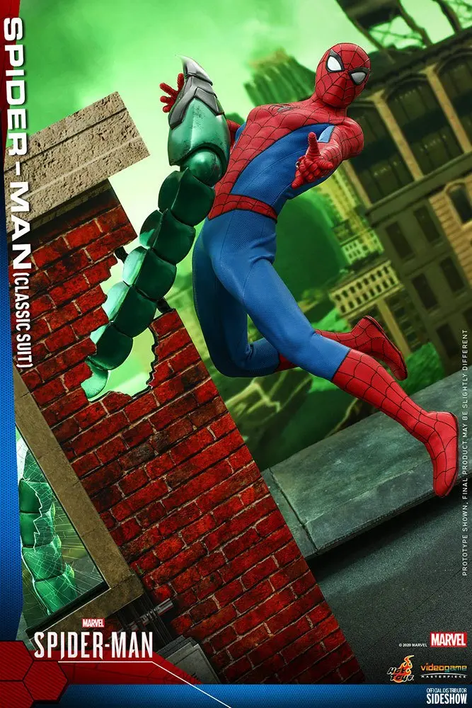 Marvel's Spider-Man Video Game Masterpiece 1/6 Spider-Man (Classic Suit) akciófigura 30 cm termékfotó