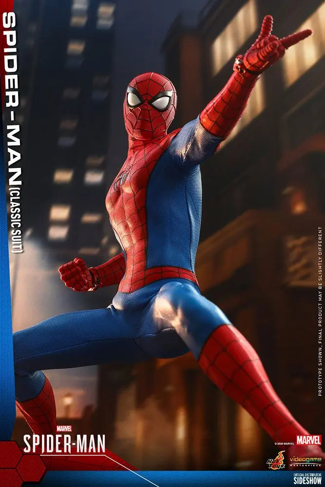 Marvel's Spider-Man Video Game Masterpiece 1/6 Spider-Man (Classic Suit) akciófigura 30 cm termékfotó