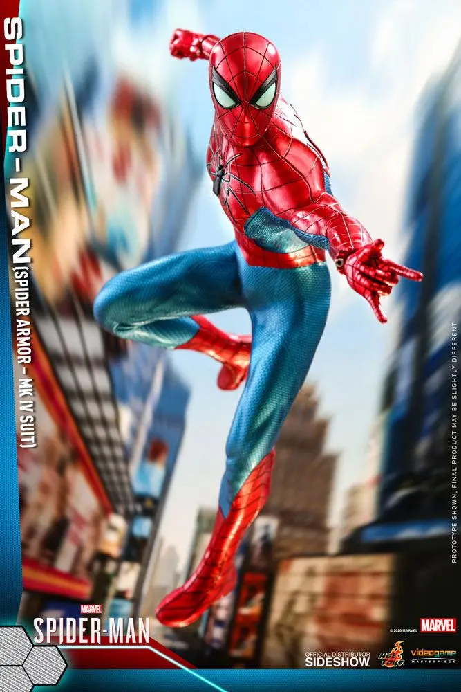 Marvel's Spider-Man Video Game Masterpiece 1/6 Spider-Man (Spider Armor MK IV Suit) akciófigura termékfotó