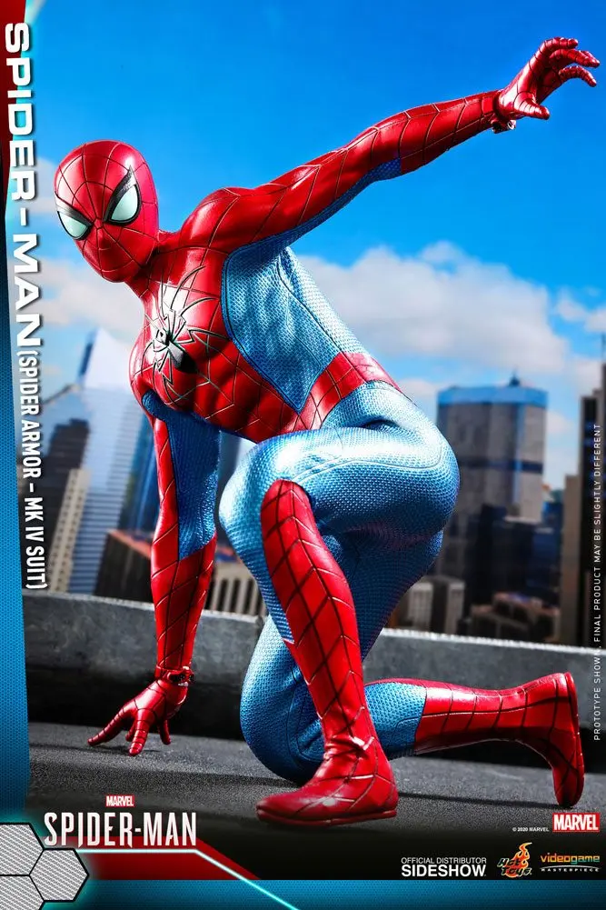 Marvel's Spider-Man Video Game Masterpiece 1/6 Spider-Man (Spider Armor MK IV Suit) akciófigura termékfotó