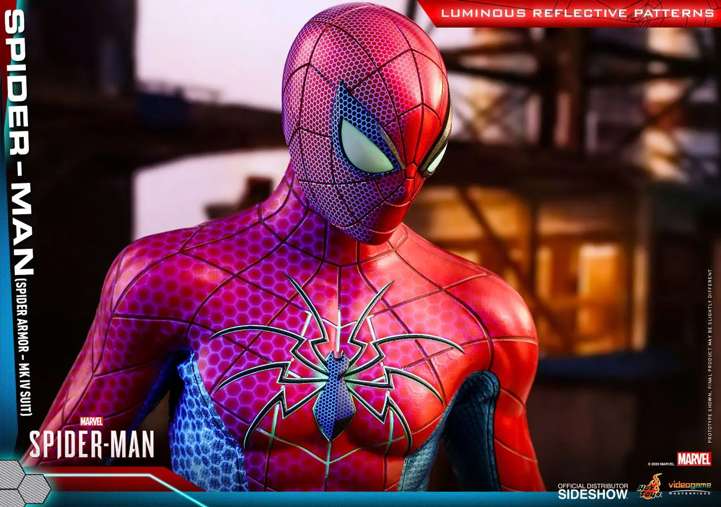 Marvel's Spider-Man Video Game Masterpiece 1/6 Spider-Man (Spider Armor MK IV Suit) akciófigura termékfotó
