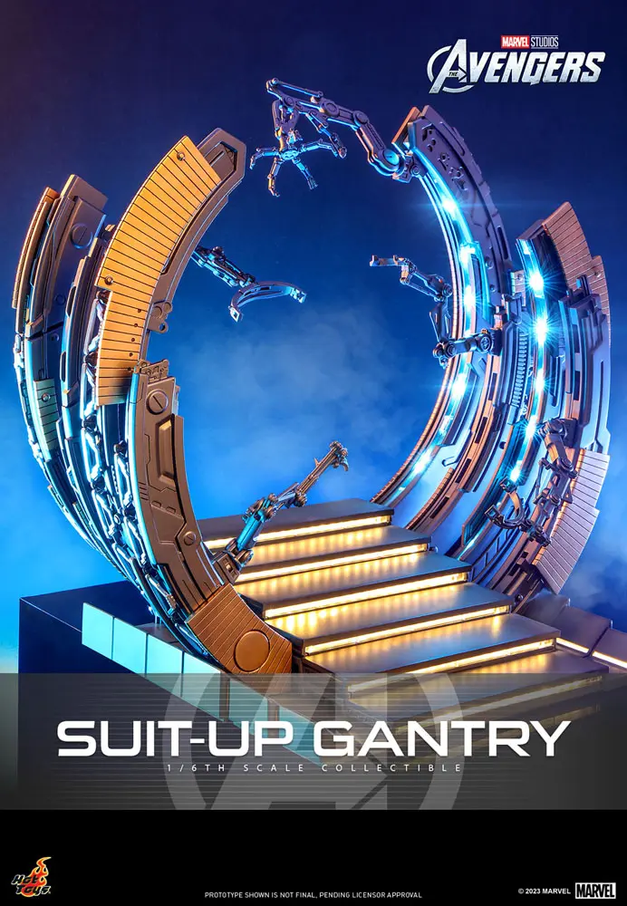 Marvel's The Avengers Accessories Collection Series Iron Man Suit-Up Gantry termékfotó