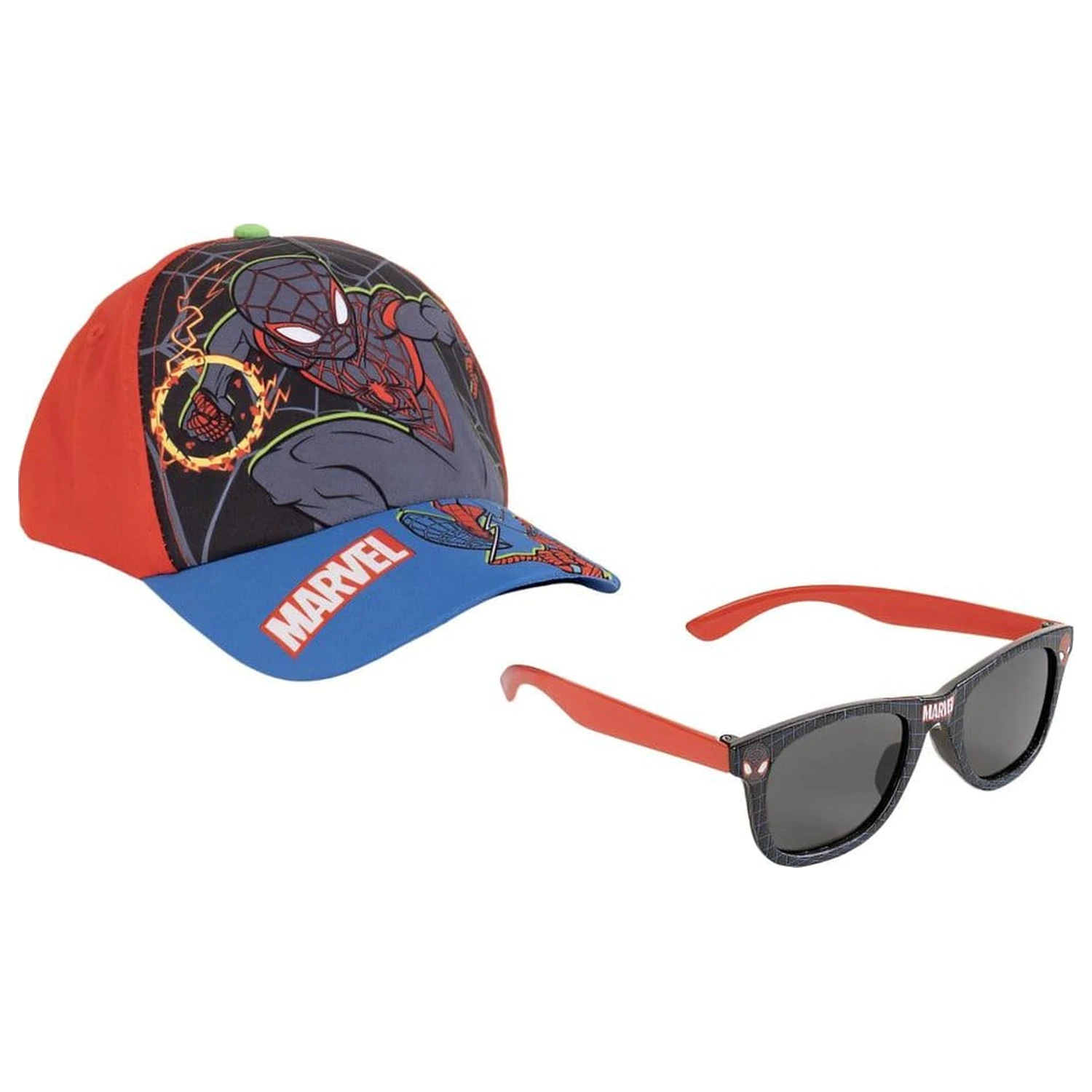Marvel sapka és napszemüveg csomag Spider-Man Miles 53 cm termékfotó