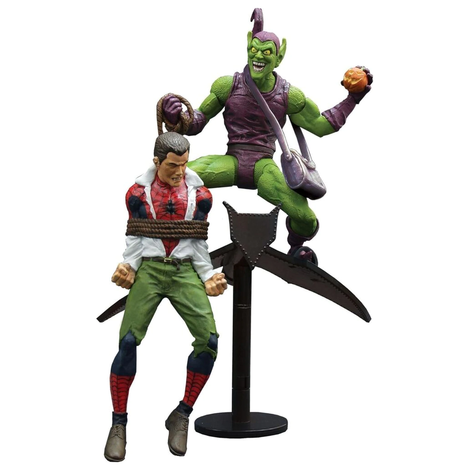 Marvel Select Duende Verde & Peter Parker Green Goblin figurák 15cm termékfotó