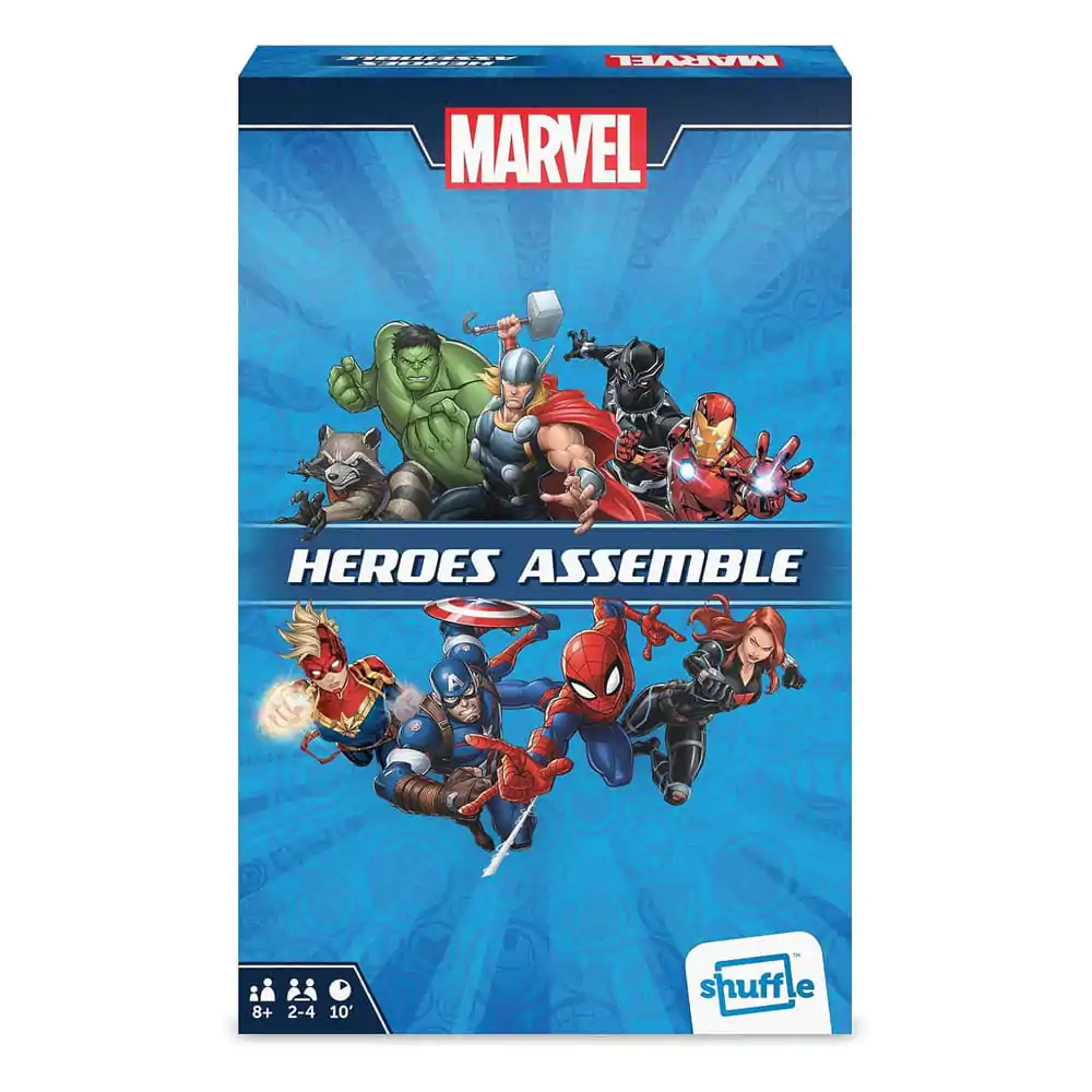 Marvel Shuffle Card Game Heroes Assemble termékfotó